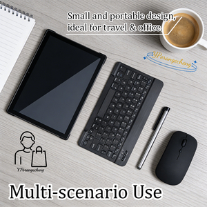 Новый планшет YPORANGE 10.1 дюйма 2-в-1, восьмиядерный процессор MTK, <span class=keywords><strong>Android</strong></span> 12, IPS-экран 1280x800, 3 ГБ ОЗУ, 64 ГБ ПЗУ, Wi-Fi, 5G, GSM, USB-C, бизнес-клавиатура - Product Image 6