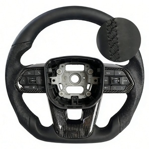 Volante <span class=keywords><strong>de</strong></span> Cuero para Auto Land Cruiser LC200 LC300, Deportivo con LED, 3 Brazos, Personalizado, Accesorios Interiores - Product Image 5