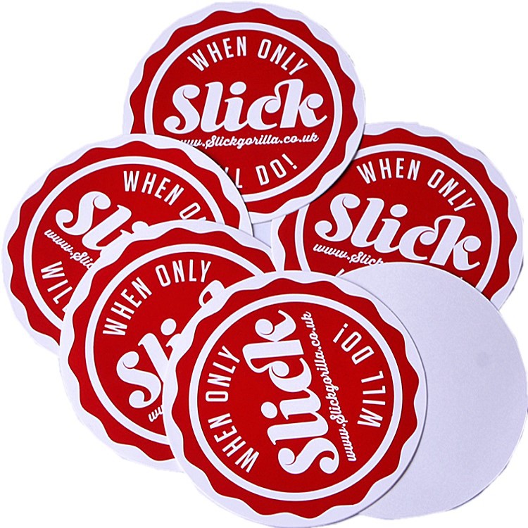 Adhesive Vinyl PVC Die Cut Sticker Custom Printed Waterproof Logo