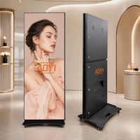 Pantalla LED P2.5 para Exteriores, Tipo Tótem, 640x1920mm, Plegable, Resistente al Agua IP65, 5000 Nits, para Centros Comerciales, Tiendas y Supermercados