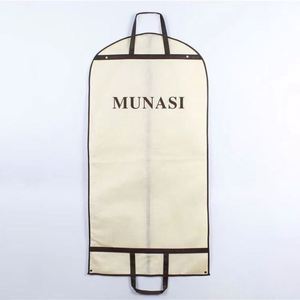 Heavy Duty Non-Woven <b>Clothes</b> Storage Bag Garment Dust <b>Cover</b> Custom Print for Suits Dresses Wardrobe - Product Image 3