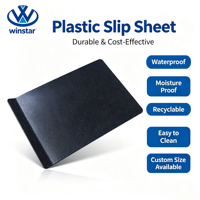 Palette en plastique HDPE recyclé économique avec surface gaufrée, alternative aux caisses en plastique pour le transport maritime à bas prix