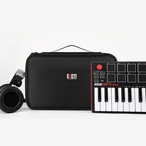 กระเป๋าเปียโน,เครื่องดนตรียามาฮ่าสีดำแบบกำหนดเองสำหรับ MIDI AKAI MPK Mini