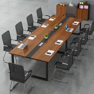 Mesa de Juntas de Madera de Lujo Moderna, Muebles de Oficina para Sala de Reuniones, Escuela, Hotel y Sala de Estar - Product Image 6