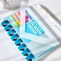 Cuaderno Espiral Personalizado con Cubierta de PP Autoadhesiva, Bloc de Notas Adhesivas, Diario con Bolsillo, Mini Agenda para Uso Diario