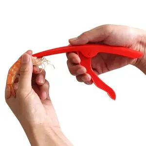 A2421 Utility Smart Peeler Küchen helfer Schäl werkzeuge Easy Crayfish Peeling Opener Zange Peel Shrimp Clamp