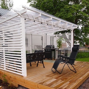 Obturateur réglable à revêtement en poudre pour pavillon gazebo à pergola - Product Image 3