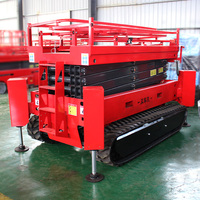 Plateforme de travail en hauteur à ciseaux autopropulsée de haute qualité CE, 12 m, 320 kg, prix d'usine