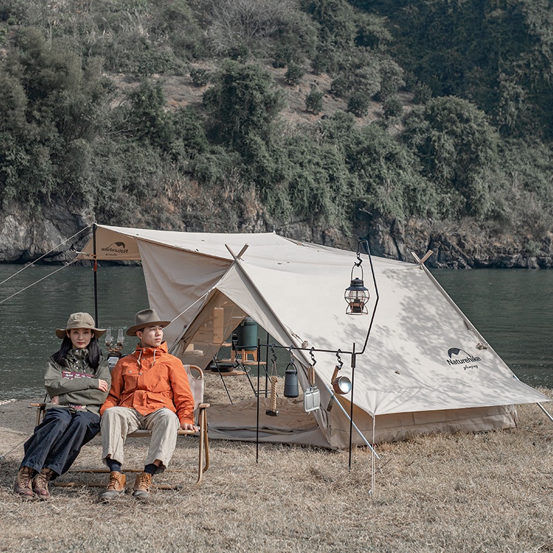 Naturehike Glamping Extend 4.8 Cotton Tent – Durable 4-Season