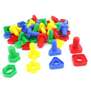 Ensemble de boulons et d'écrous éducatifs pour enfants jouets d'illumination, jouets à vis en plastique pour développer la motricité pour bébé, jouet d'assemblage à vis - Product Image 6