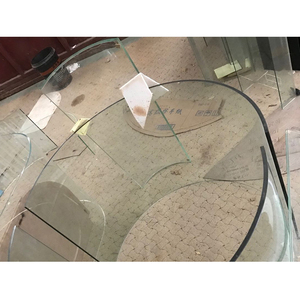 سطح طاولة زجاجي منحني منحني مخصص لإعادة البيع - Product Image 5