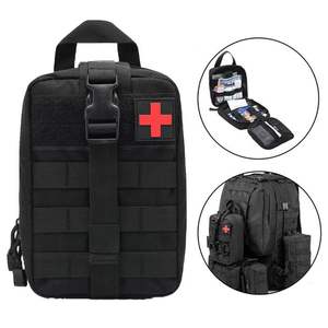 Pochette médicale en nylon pour survie en plein air, trousse de premiers secours 26*22*8cm, camping, randonnée, Molle IFAK EMT pour traumatismes - Product Image 4