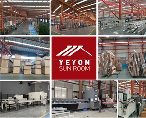 חממת חורף משולשת עם מסגרת אלומיניום, סככת זכוכית לחצר אחורית, למרפסת, לווילה, למלון, לחדר אמבטיה, מעולה - Product Image 5