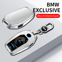 Accessoires de luxe personnalisés pour clés de voiture en alliage de zinc, compatibles avec les boîtiers de clés LCD BMW Séries 7 (730Li, 740), Nouvelle X5, X3, X7, et les modèles 530Le, Série 6.