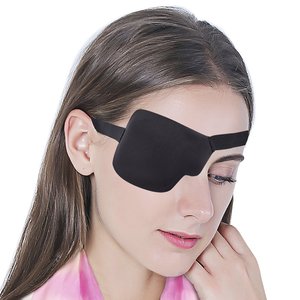 Patchs oculaires ODM pour adultes, ajustables, pour œil gauche ou droit, réutilisables, pour déguisement de pirate - Product Image 1
