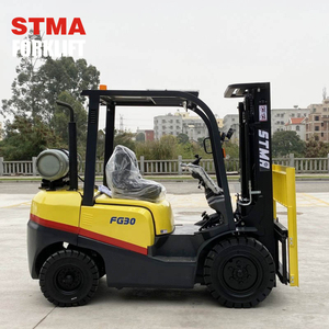 Chariot élévateur STMA 3 tonnes (6000 lbs) <span class=keywords><strong>homologué</strong></span> CE EPA, diesel/GPL, neuf ou d'<span class=keywords><strong>occasion</strong></span>, pour la construction, avec moteur et mât inclus - Product Image 1