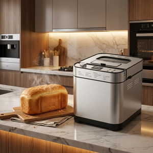<span class=keywords><strong>Machine</strong></span> à <span class=keywords><strong>pain</strong></span> automatique Shinechef SC-3207 25-en-1 avec distributeur de levure et distributeur de fruits et de noix - Product Image 1