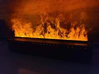 2025 haute qualité 3D cheminée à vapeur d'eau LED flamme 1500W moderne intérieur ménage hôtel utiliser français langue intégrée