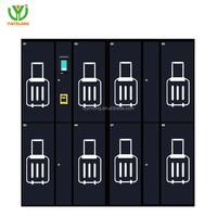 Casier à bagages intelligent Yinlong, casiers à bagages d'aéroport, paiement par carte à puce, casiers de rangement pour salle de sport avec fonction de charge