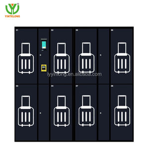 Casier à bagages intelligent Yinlong, casiers à bagages d'aéroport, paiement par carte à puce, casiers de rangement pour salle de sport avec fonction de charge - Product Image 2