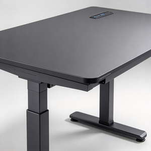 Escritorio de Computadora Eléctrico Ajustable en Altura, Negro, con Marco Metálico, para Oficina en Casa o Edificio de Oficinas - Product Image 4