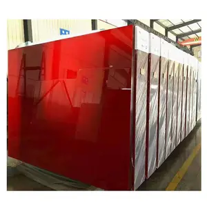 lacquered glass 3mm-12mm decorative color painted lacquered glass for cabinet