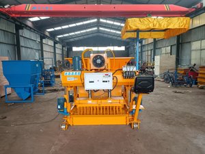 Yaoda Machinery QMJ-6A <strong>Mobile</strong> Small Paving <strong>Block</strong> Making <strong>Machine</strong> with PLC &amp; Pump Automatic Hydraulic Pressure - Product Image 5