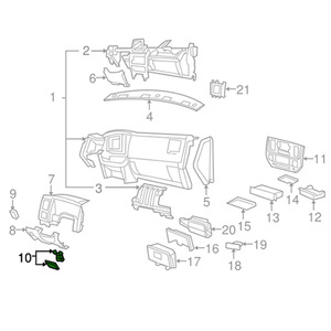 Dodge Hood Handle 0ZR95XDHA Black Plastic For 2005-2010 Durango <b>Ram</b> 1500 2500 Replacement Part - Product Image 4