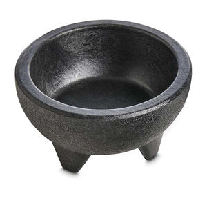 Juego <span class=keywords><strong>de</strong></span> 3 cuencos <span class=keywords><strong>de</strong></span> salsa <span class=keywords><strong>de</strong></span> plástico <span class=keywords><strong>de</strong></span> 3 patas <span class=keywords><strong>de</strong></span> 10oz <span class=keywords><strong>de</strong></span> cocina con textura <span class=keywords><strong>de</strong></span> <span class=keywords><strong>Molcajete</strong></span> <span class=keywords><strong>de</strong></span> piedra sintética - Product Image 1