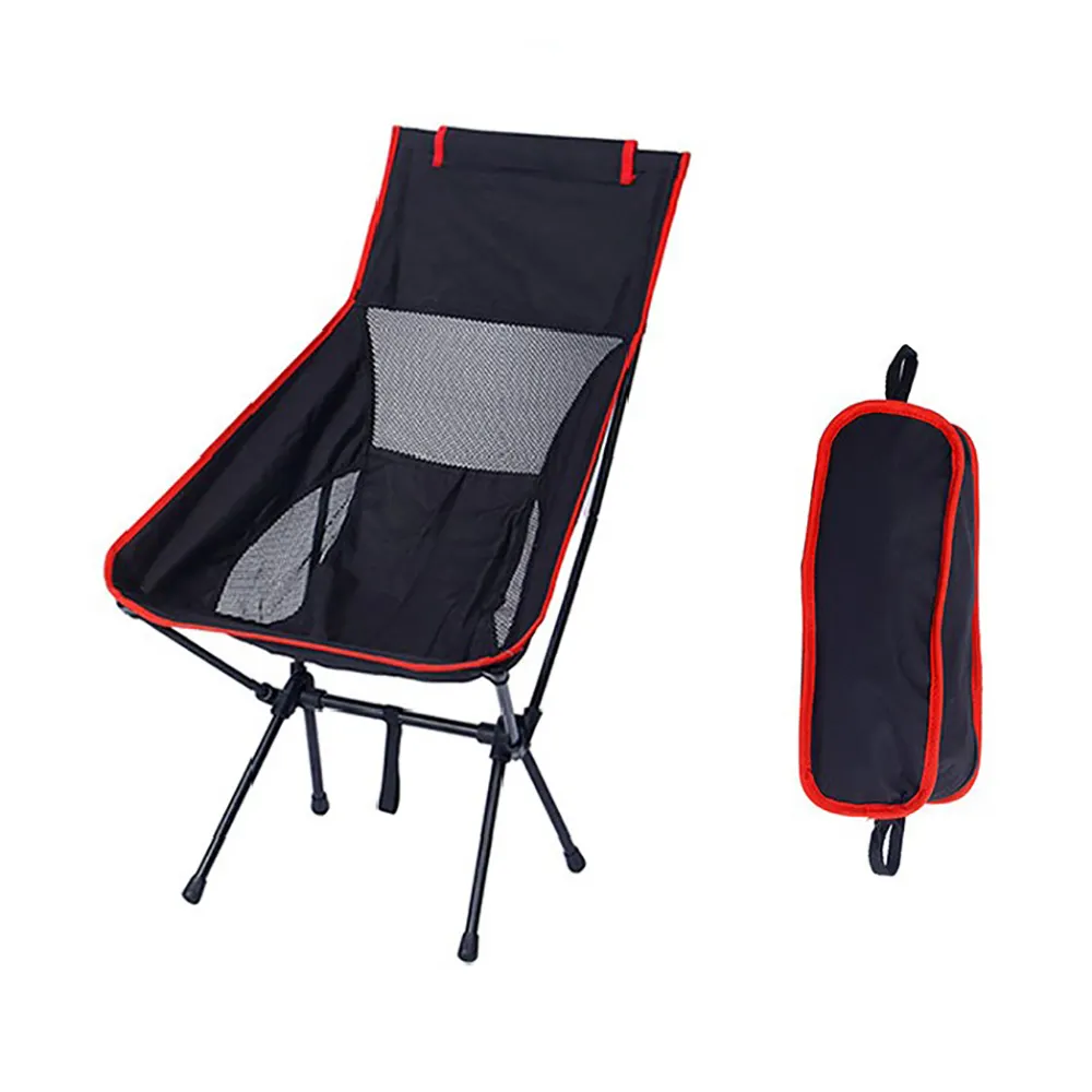 Factory OEM Outdoor Foldable Compact Ultralight Foldable Moon Camping Drawing Picnic Moon Backpacking Chairs