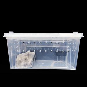 Einfache, transparente, stapelbare und belüftete Reptilien-Transportbox aus Kunststoff in verschiedenen Größen für die Brut und die Zucht von Reptilien. - Product Image 3