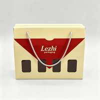 Boîte à poignée recyclable, réutilisable, écologique, personnalisable en couleurs, tailles et logos pour l'emballage des boissons gazeuses et énergisantes