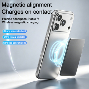 Batería Externa Magnética Ultra Delgada de 7.5mm, 5000mAh, 15W PD, <span class=keywords><strong>Carga</strong></span> Rápida de 20W, Mini Batería Portátil de Aleación de Aluminio Mate - Product Image 5
