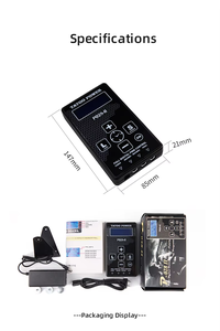 อะแดปเตอร์ดิจิตอลสำหรับเครื่องสัก LCD ระดับมืออาชีพ ควบคุมการทำงานได้อย่างแม่นยำ สำหรับเครื่องสัก ศิลปะบนร่างกาย ใช้ในสตูดิโอสำหรับศิลปิน - Product Image 3