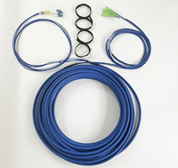 4x4 SC APC 0.9mm Pigtails Breakout fibre optique cordon de raccordement hybride lc sc adaptateur Branche Fanout Multi-core Câble