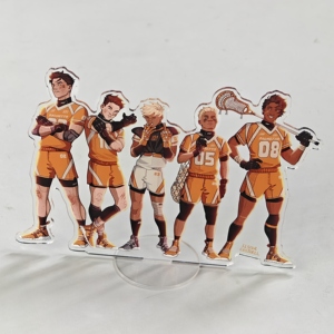 Support de figurine d'anime en acrylique transparent personnalisé, plaque décorative de bureau, porte-clés en plastique, présentoir pour cadeaux de fans - Product Image 5