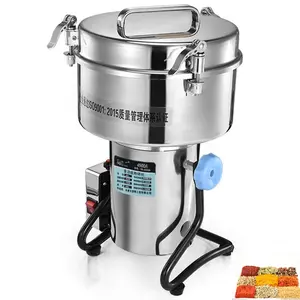 4500G Food Spice Corn Herb Grinding Cocoa Rice Powder Mill Food Grinder Machine / Universal Leaf Herb Pulverizer