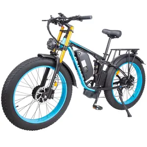 מחסן בריטניה מכירה חמה מתלה מלא 7 מהירויות קומקומים אופניים חשמליים K800 PRO 26 אינץ' צמיג שמן אופניים חשמליים 2000W 23AH אופניים חשמליים