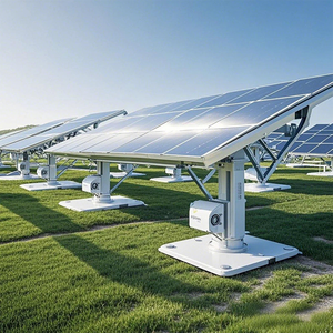 Pelacak surya sumbu ganda buatan Tiongkok dengan energi surya dipasang di tanah dan atap - Product Image 4