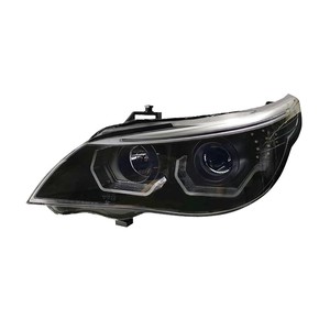 Conjunto de Faros LED Modificados para <span class=keywords><strong>BMW</strong></span> Serie 5 <span class=keywords><strong>E60</strong></span> E61 <span class=keywords><strong>520i</strong></span> 530i <span class=keywords><strong>2004</strong></span>-2010, Luz de Señal de Giro DRL, Lámpara Delantera, Conexión Plug and Play - Product Image 5