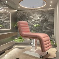Lit de beauté électrique de luxe Table de massage réglable en hauteur Rotation à 360 ° Lit de massage facial de beauté