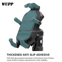 Soporte para Espejo Retrovisor de Motocicleta, de Aleación de Aluminio, para Teléfono Celular, con Bloqueo Antirrobo, Altura Ajustable y Flexible, Impermeable