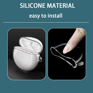 Mode étanche Portable Silicone tpu étui pour écouteurs cristal clair <span class=keywords><strong>Huawei</strong></span> <span class=keywords><strong>Freebuds</strong></span> Pro - Product Image 5