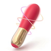 Mini Lippenstift-Vibrator USB Aufladbar Starker Weiblicher Massage-Stimulator für Flirtspaß