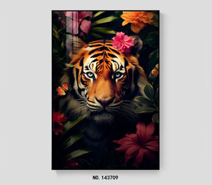 Portrait <span class=keywords><strong>à</strong></span> <span class=keywords><strong>l</strong></span>'<span class=keywords><strong>huile</strong></span> peint <span class=keywords><strong>à</strong></span> la main d'animaux domestiques de famille cadeau d'anniversaire unique avec paysage diamant moyen - Product Image 4