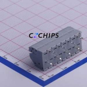 KF250-3.5-8P-1 Spring Terminal Block Through hole Component (THT),P=3.5mm Connector 3.5mm 8P 8 5A - Product Image 2
