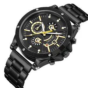 批量批发工厂价格手表质量最好的原装Megir 2216石英表，带发光日历