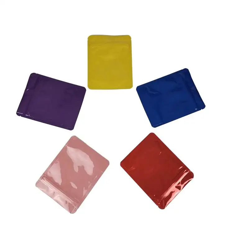 Custom Printed Clear Packaging3.5g Die Cut Mylar bags Plastic Smell Proof Coffee Bag Degradable Recycle Plastic Bags