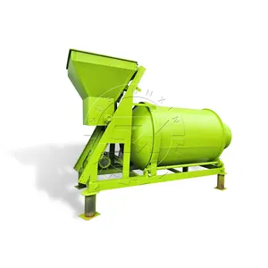 BB fertilizer rotary drum mixer in batch mixing