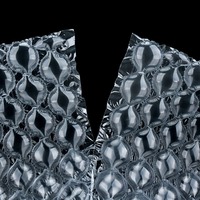 Rouleau de film à bulles d'air transparent en PE YISHI, 40 x 32 cm, 20 µm, résistant aux chocs, film d'emballage recyclable